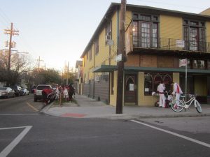 tiny travel chick new orleans st joes bar outside