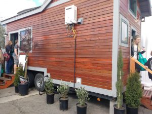 tiny travel chick tiny smart home exterior