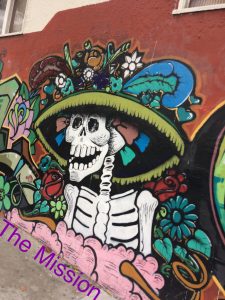 tiny travel chick's carnaval airbnb 2017 la catrina mural