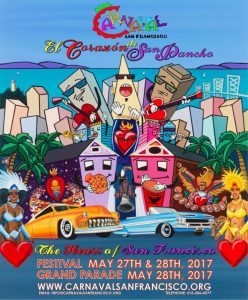 tiny travel chick's carnaval airbnb 2017 poster