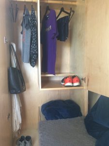 tiny travel chick best travel experience tiny house closet