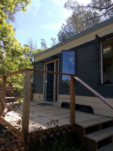 tiny travel chick best travel experience tiny house outside deck