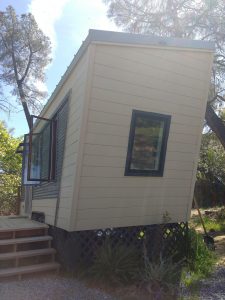 tiny travel chick best travel experience tiny house front view