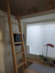 tiny travel chick travel experience tiny house ladder storage