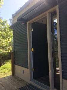tiny travel chick best travel experience tiny house front door