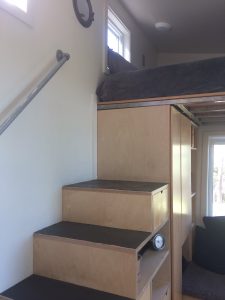 tiny travel chick best travel experience tiny house stairs