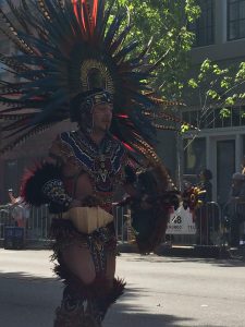 tiny travel chick travel experience carnaval aztec dancer 