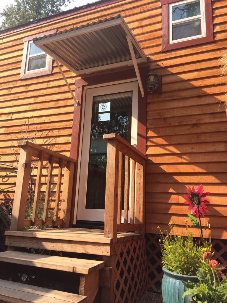 tiny travel chick amazing travel tiny house front porch