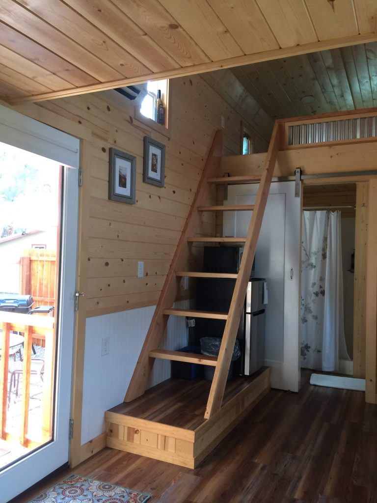 tiny travel chick amazing travel tiny house second loft