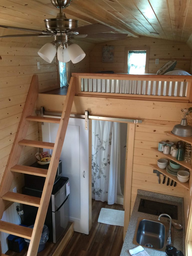 tiny travel chick amazing travel tiny house second loft view