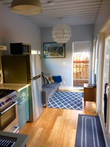 tiny travel chick shipping container builders living room