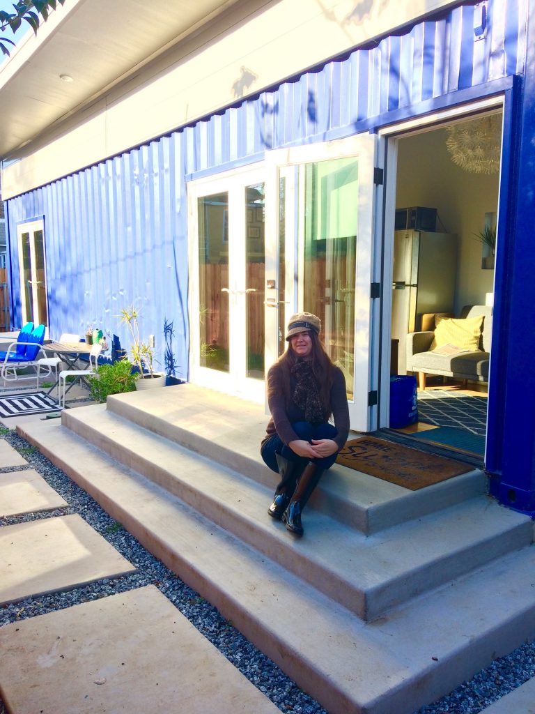 tiny travel chick shipping container cost sacramento airbnb