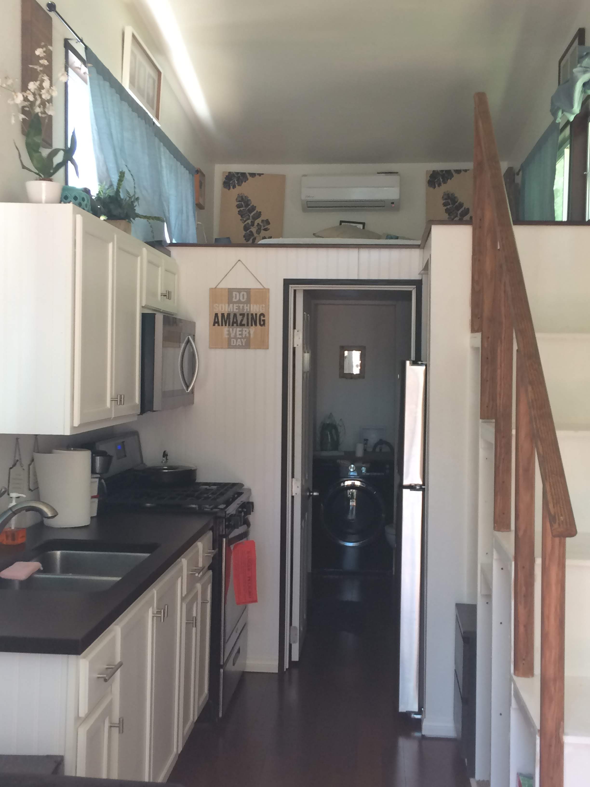 tiny travel chick tiny house block woodlands kitchen