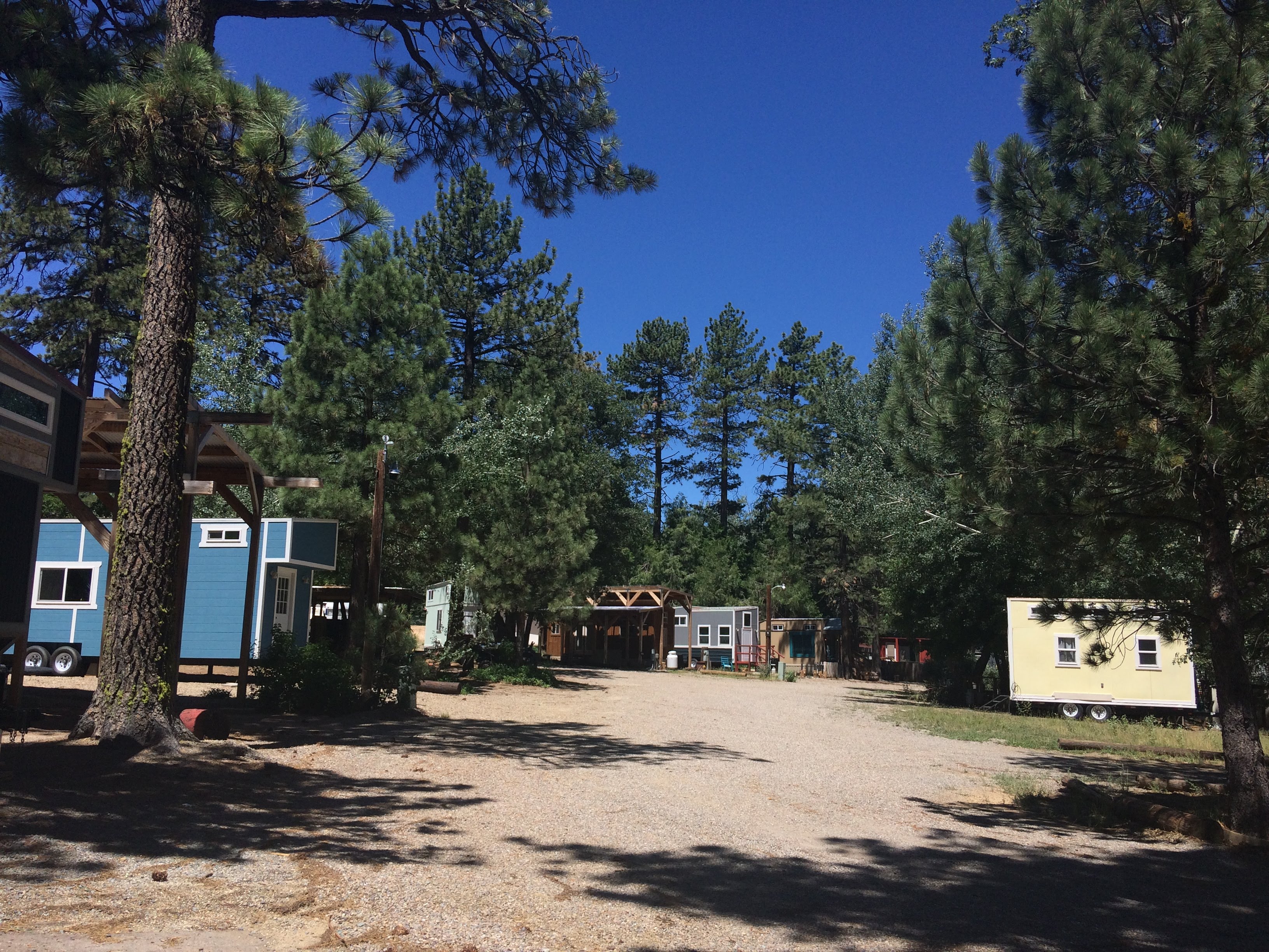 tiny travel chick tiny house block entrance