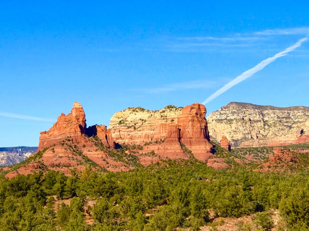 tiny travel chick tiny house sedona view of sedona