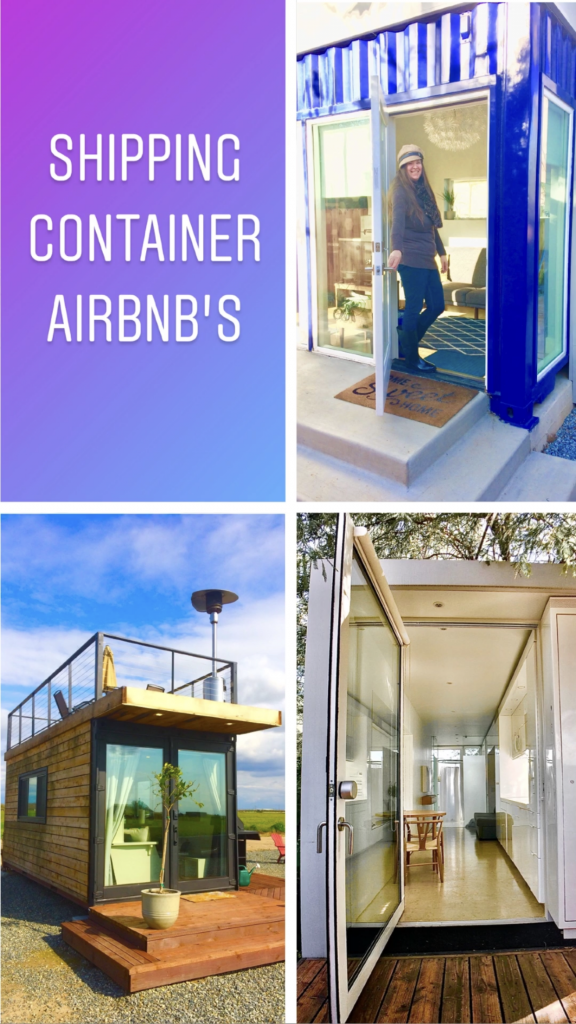 tiny travel chick shipping container builders airbnbs 