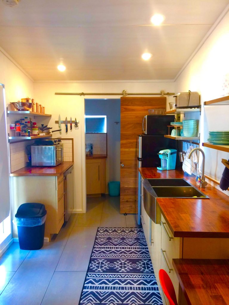 tiny travel chick tiny house salt lake city kitchen 