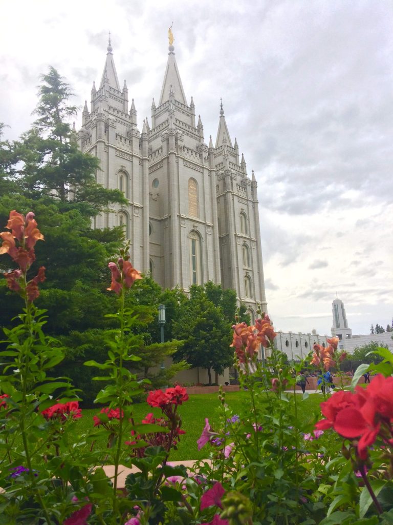 tiny travel chick tiny house salt lake city Mormon church Temple Square