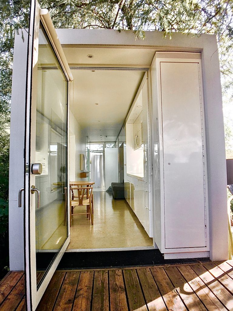 tiny travel chick tiny house arizona shipping container