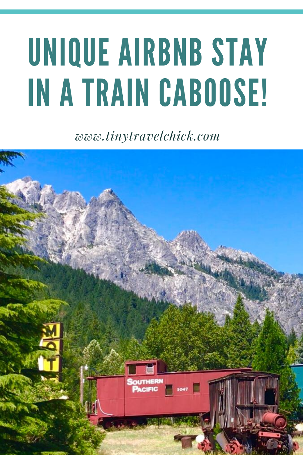 Unique Airbnb stay in a Train Caboose! Tiny Travel Chick