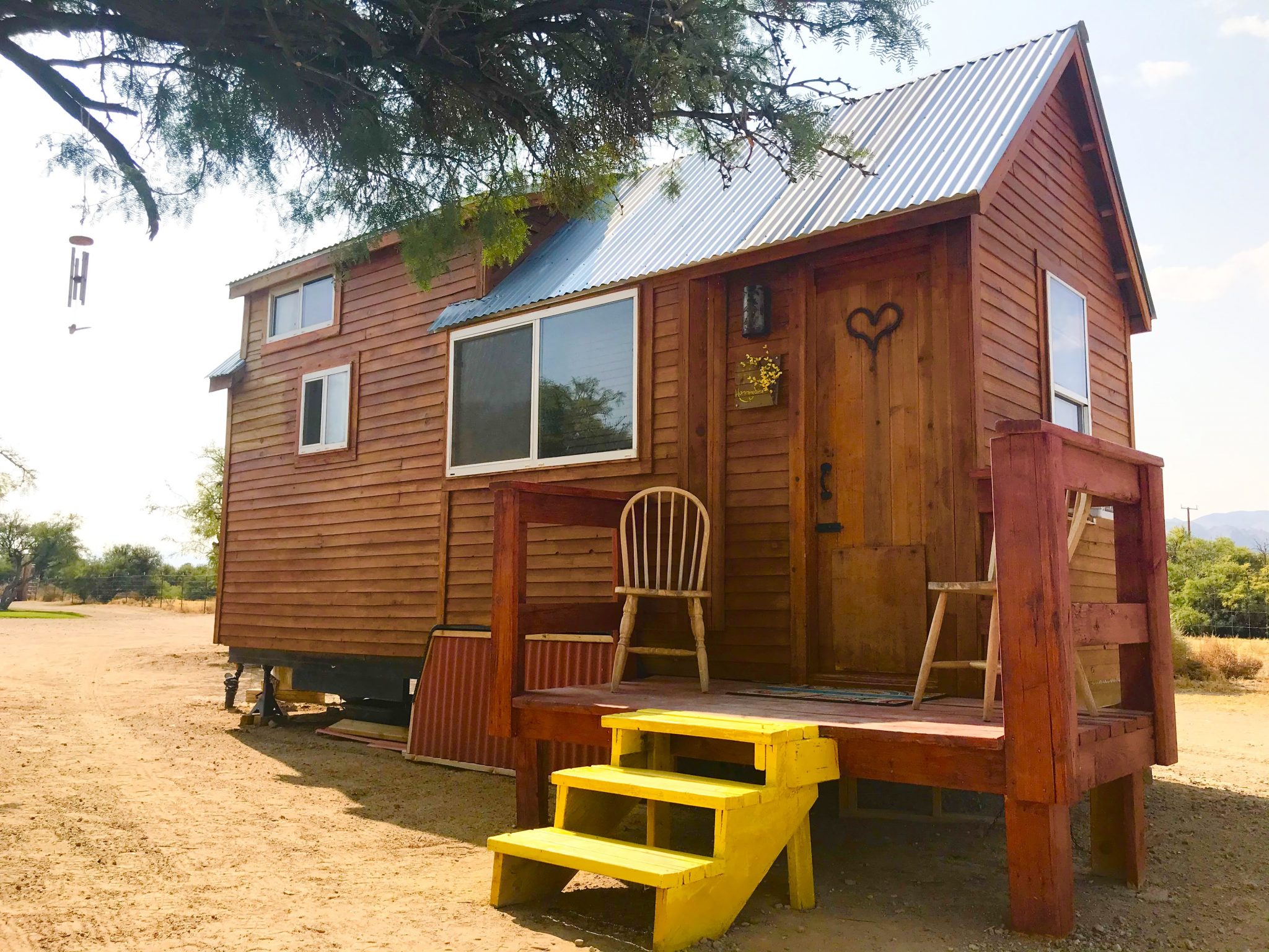 Tiny House for Rent Airbnb in the Mojave Desert! Tiny Travel Chick