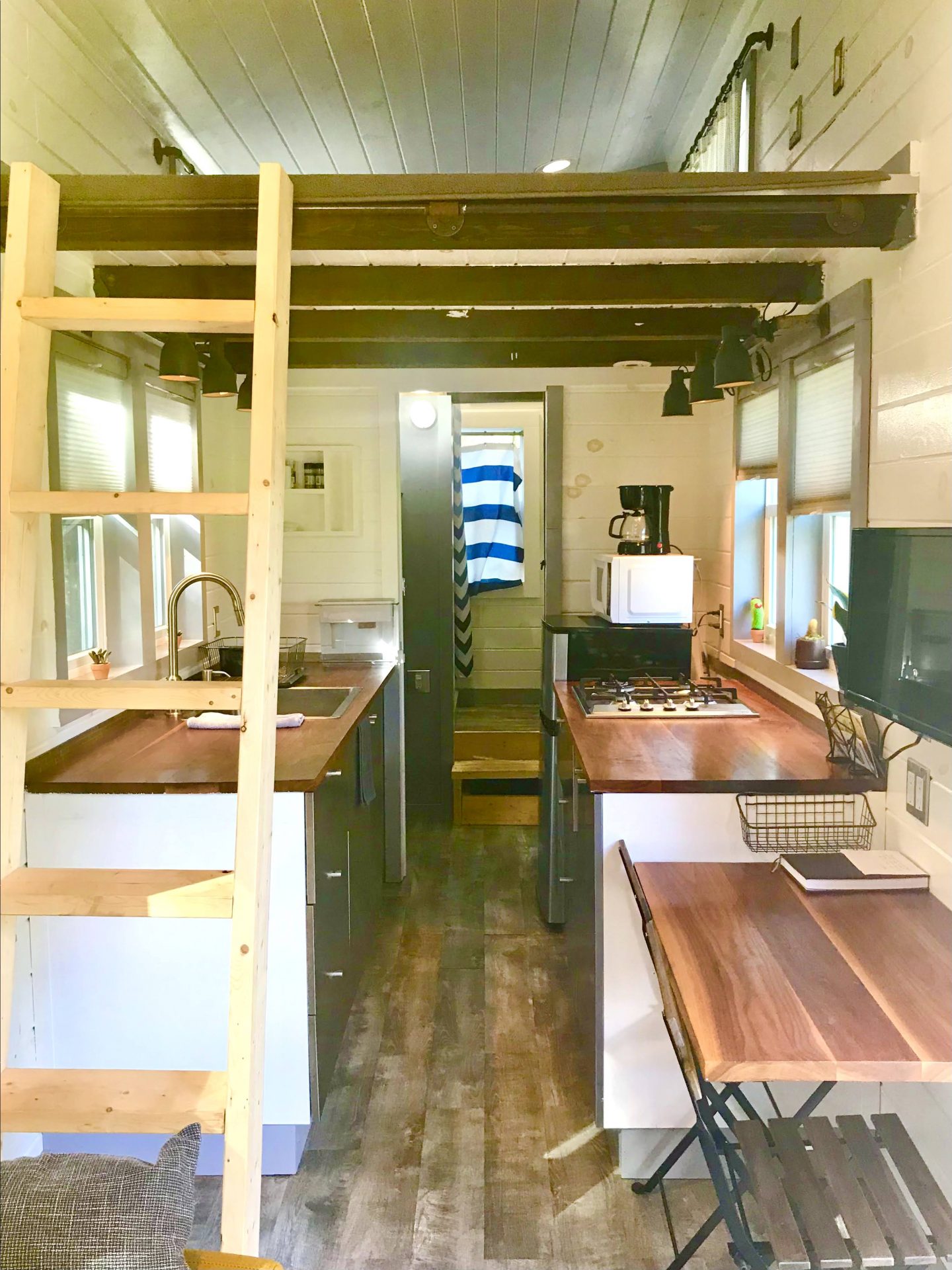 tiny travel chick tiny house florida kitchen