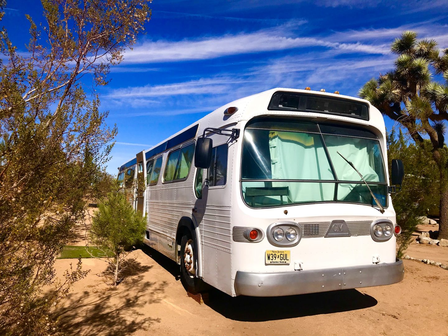 tiny travel chick national park glamping converted bus