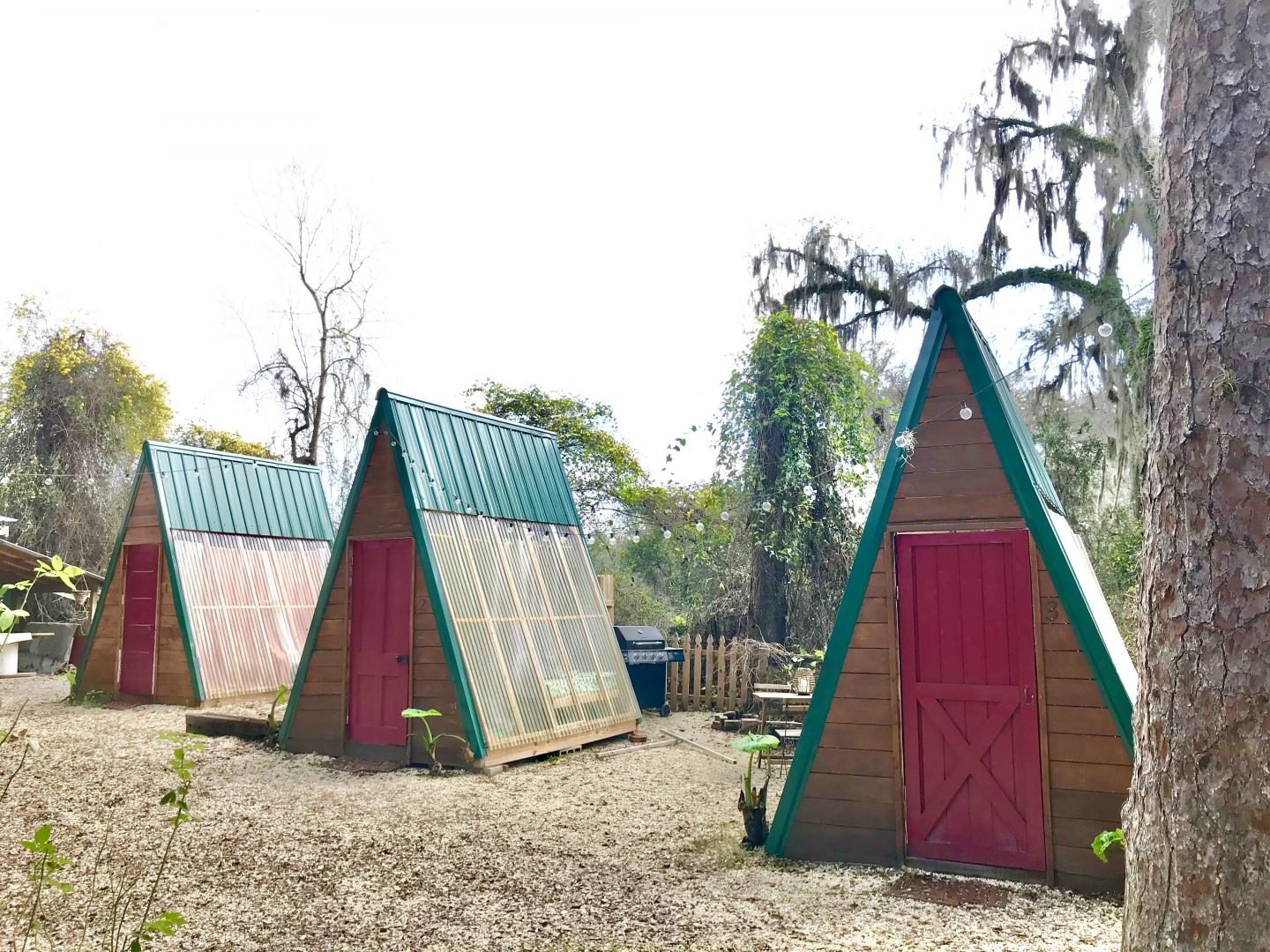 tiny travel chick florida spirngs tiny a-frame village